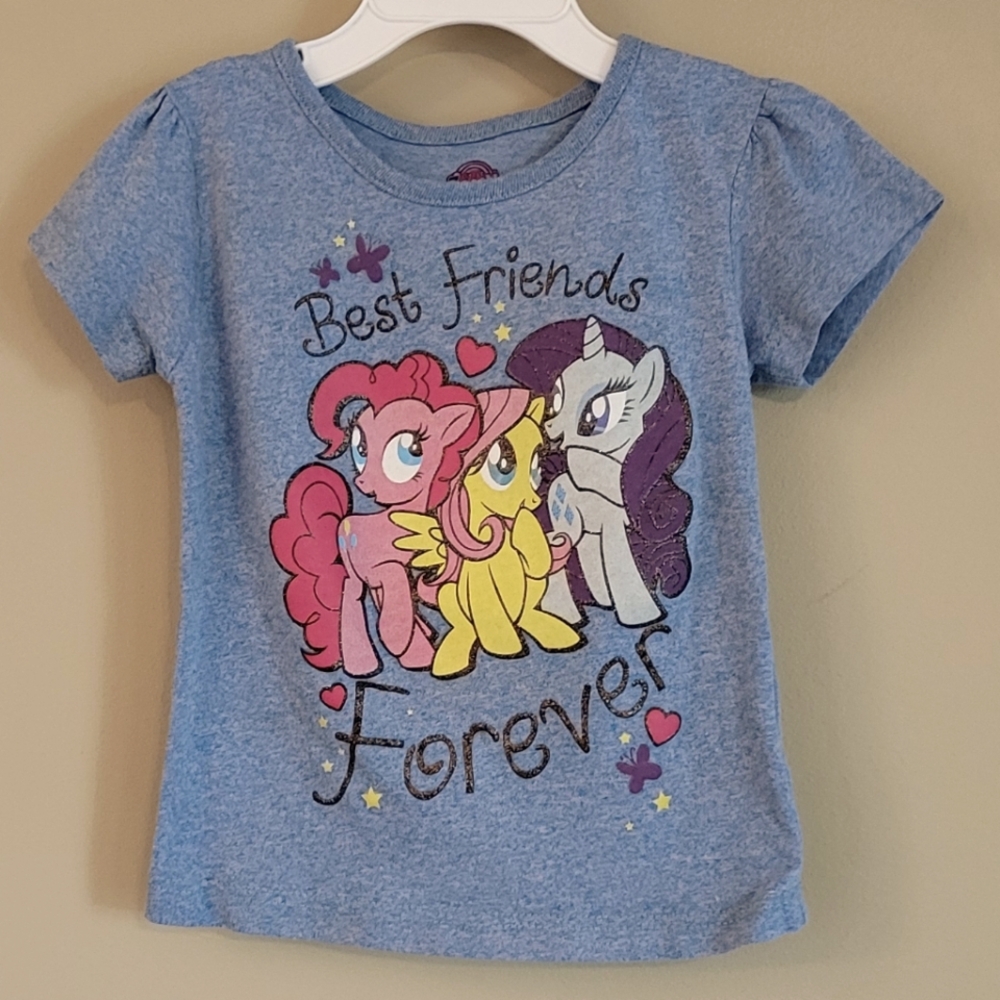 My Little Pony blue short sleeve tee shirt